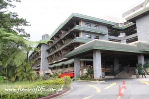 The facade of Baguio Country Club, home of the famous Raisin Bread