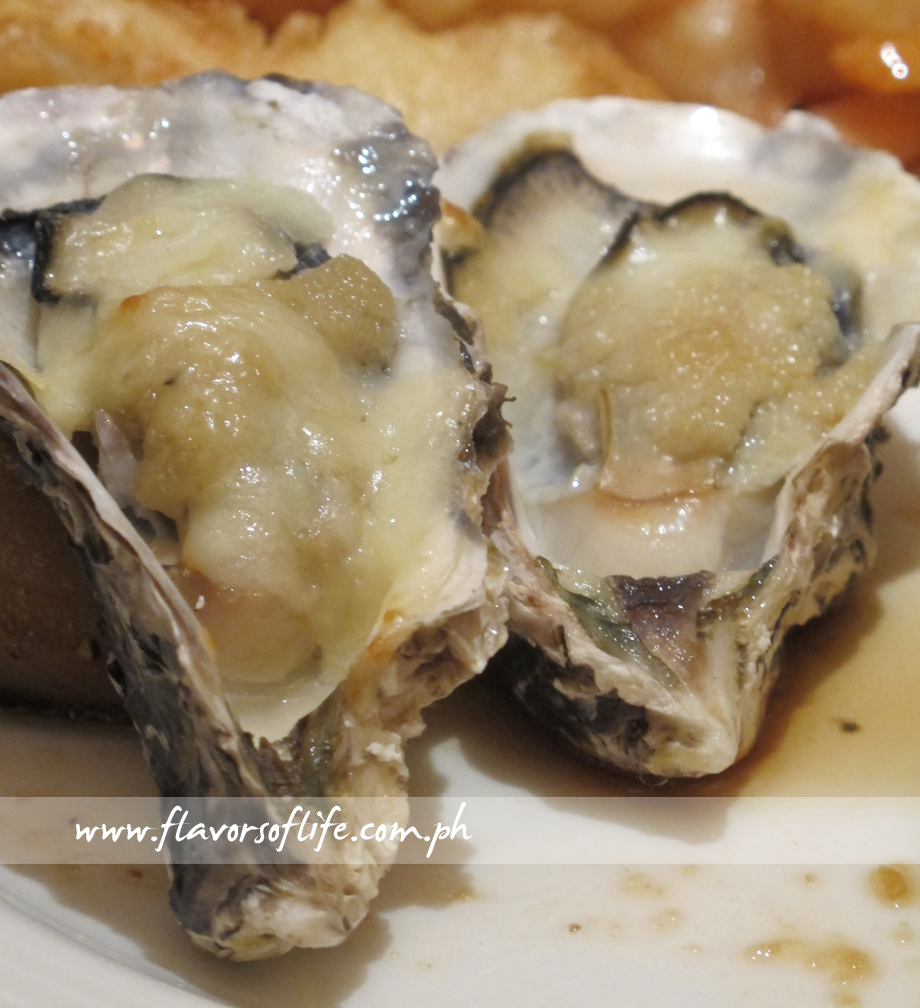 Oysters with Garlic and Cheese