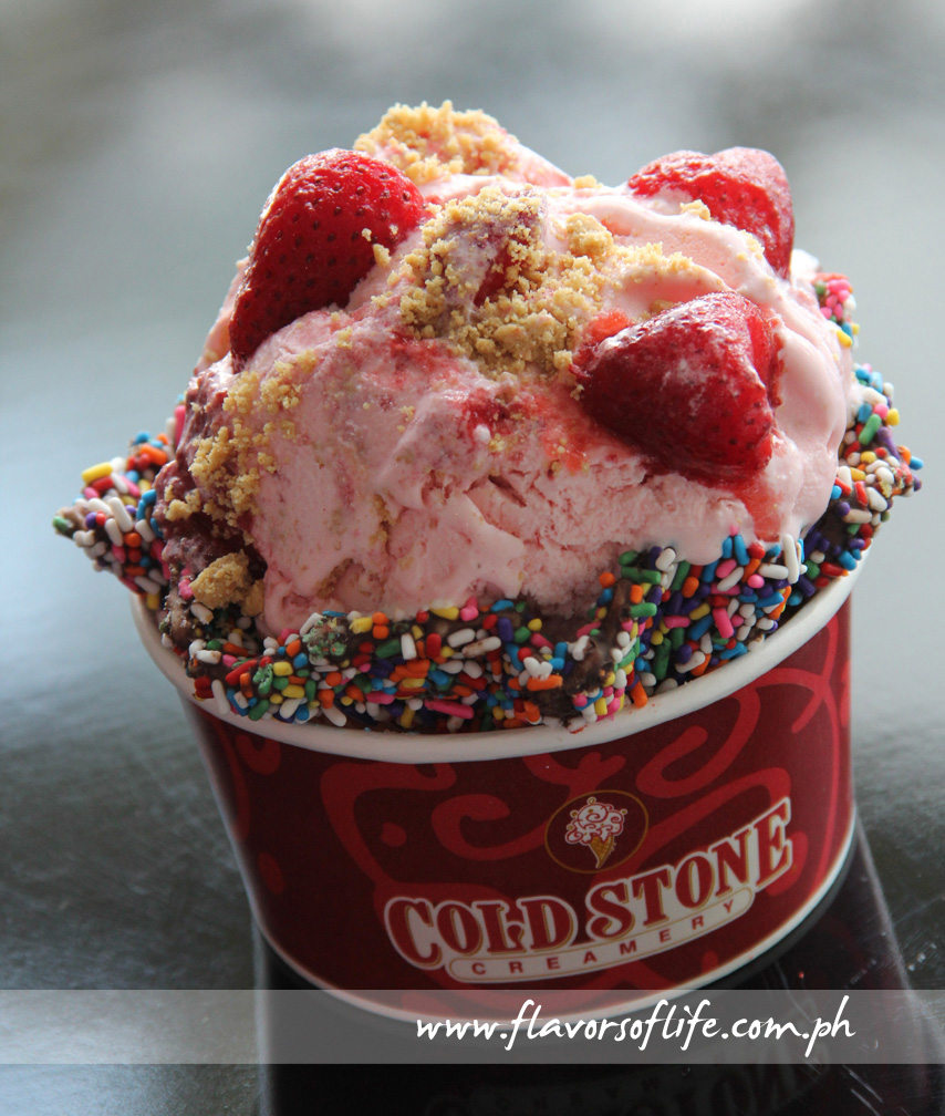 Cold Stone Creamery's popular Signature Creation, Our Strawberry Blonde