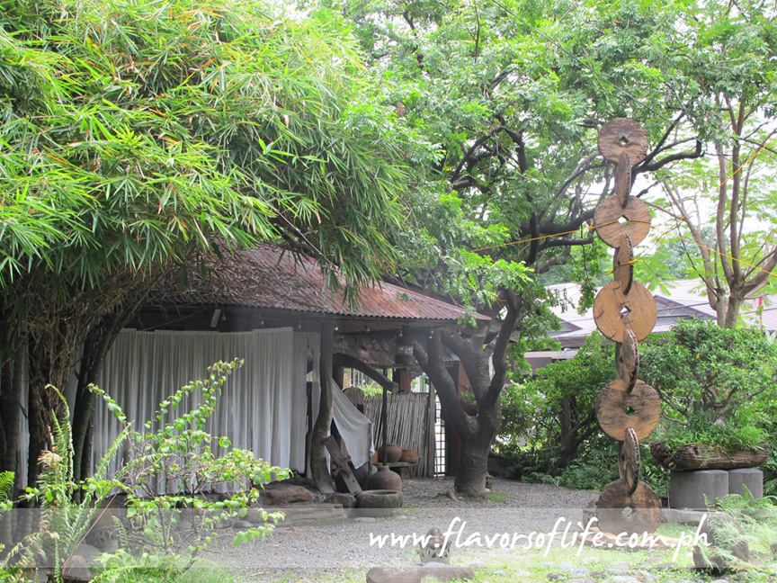 The entrance to Chef Claude Tayag's Bale Dutung in Angeles, Pampanga
