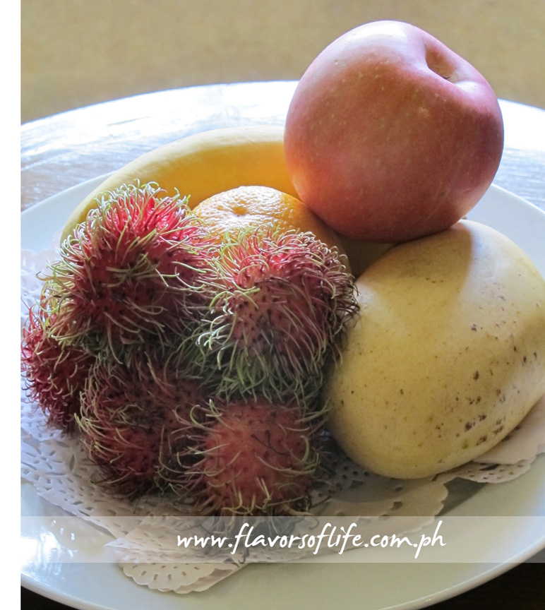 Fresh fruits in the room