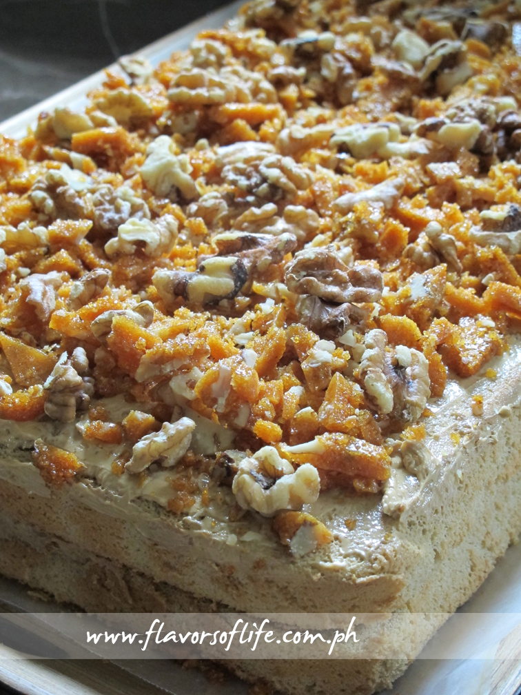 Mocha Praline Cake whipped up by The Cravings Group president Badjie Guerrero-Trinidad