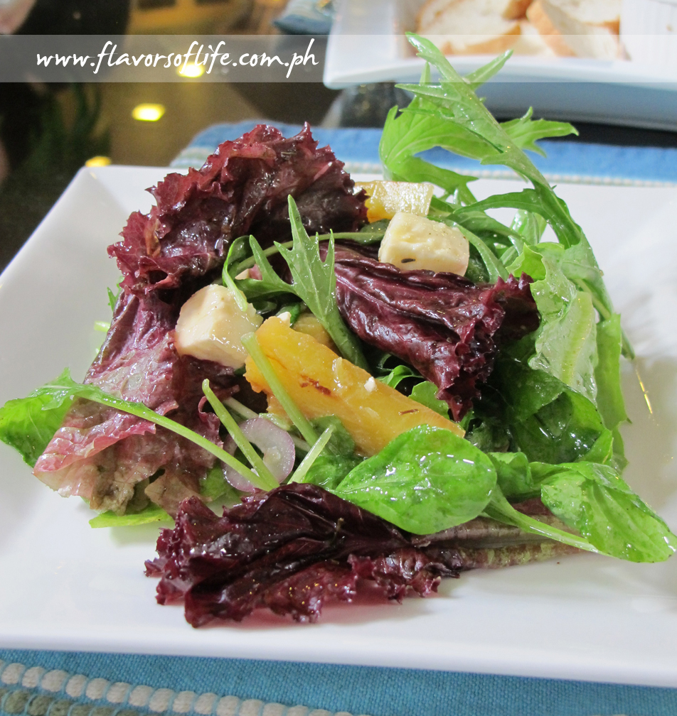Garden Fresh Salad with Grilled Pineapple