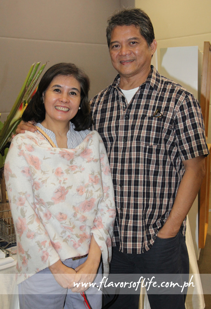 Chef Claude Tayag and wife Mary Ann