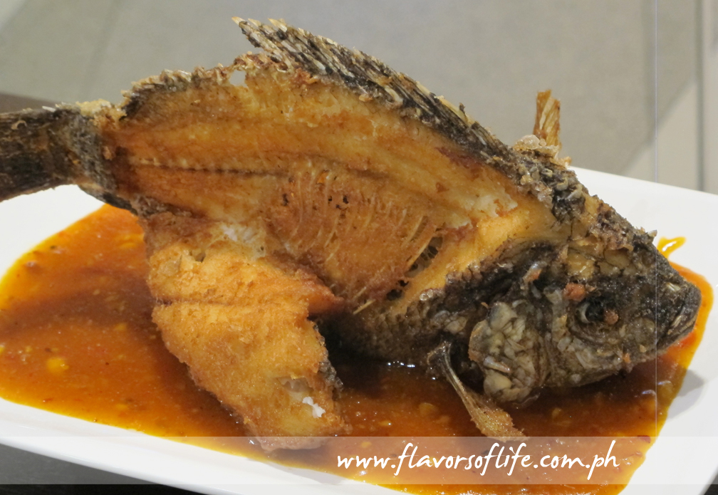 Butterflied Tilapia with Chili Crab Sauce
