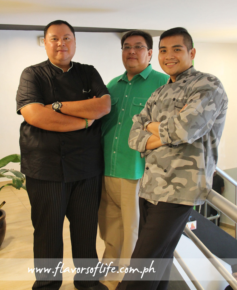 Chef Quito Jose, Martin Jose and Chef Jose Miguel Gianan