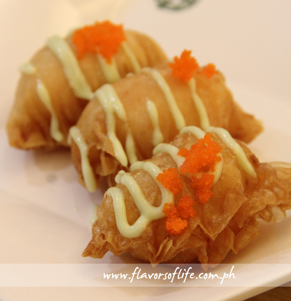 Wasabi Salad Prawn Dumplings