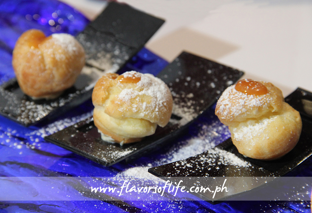 Delicious bread bites made by Chef Jean-Charles Dubois during the launch