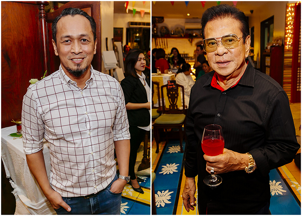 Chef Sau Del Rosario and Luis 'Chavit' Singson were among the guests