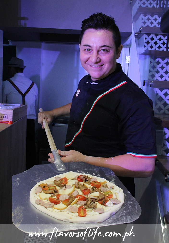 Chef Donato Mazzola making not-on-the-menu gourmet pizzas