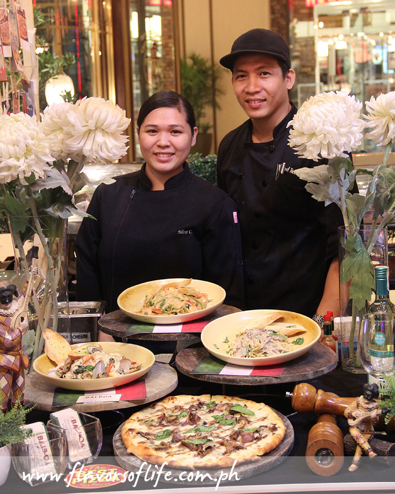 Balboa specializes in pizza, pasta and steaks