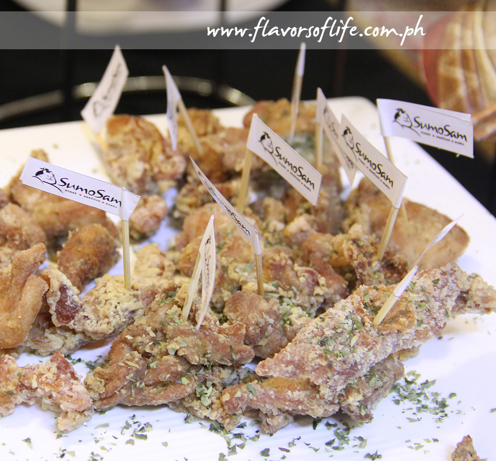 SumoSam's Green Chicken for sampling