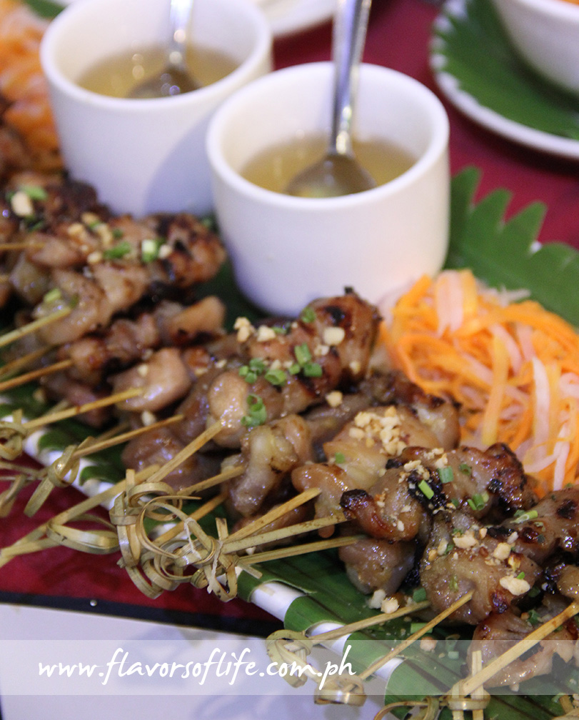 Zao Vietnamese Bistro's Chicken and Pork Satay