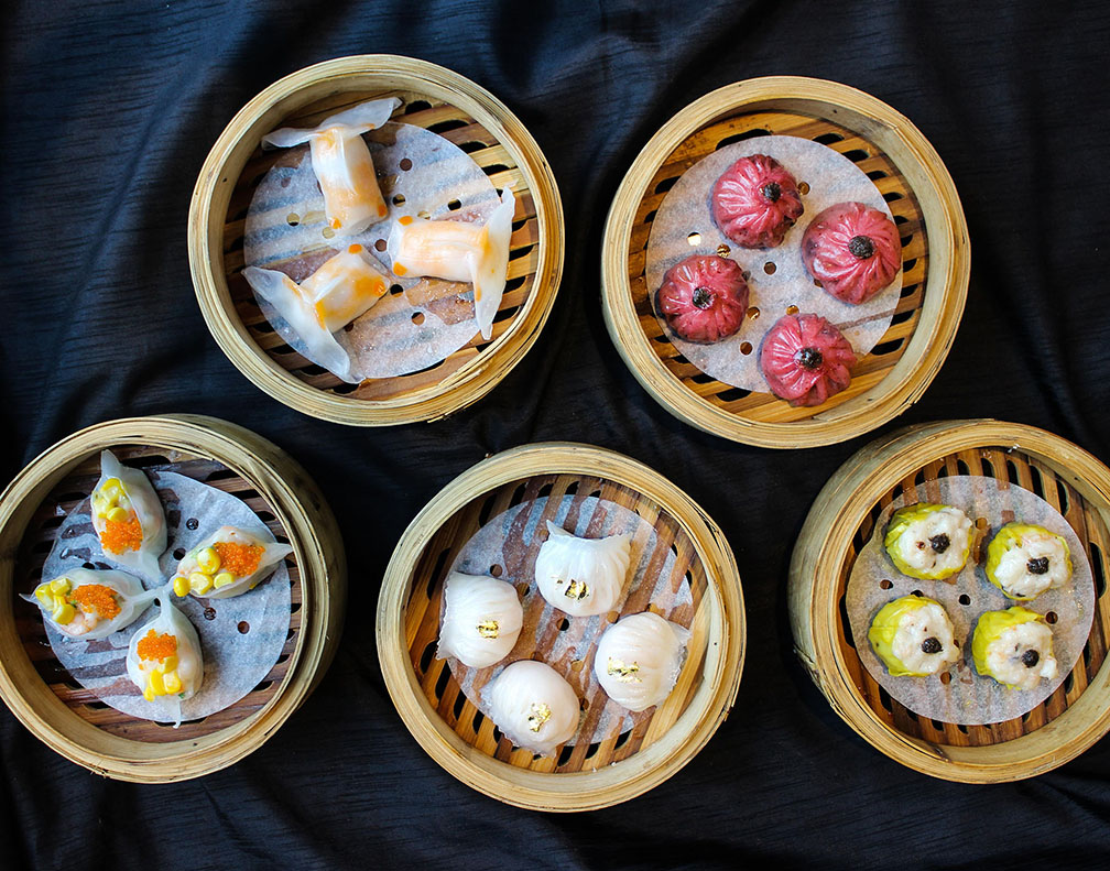 Assorted authentic Cantonese dim sums available at Marco Polo Ortigas Manila's Lung Hin